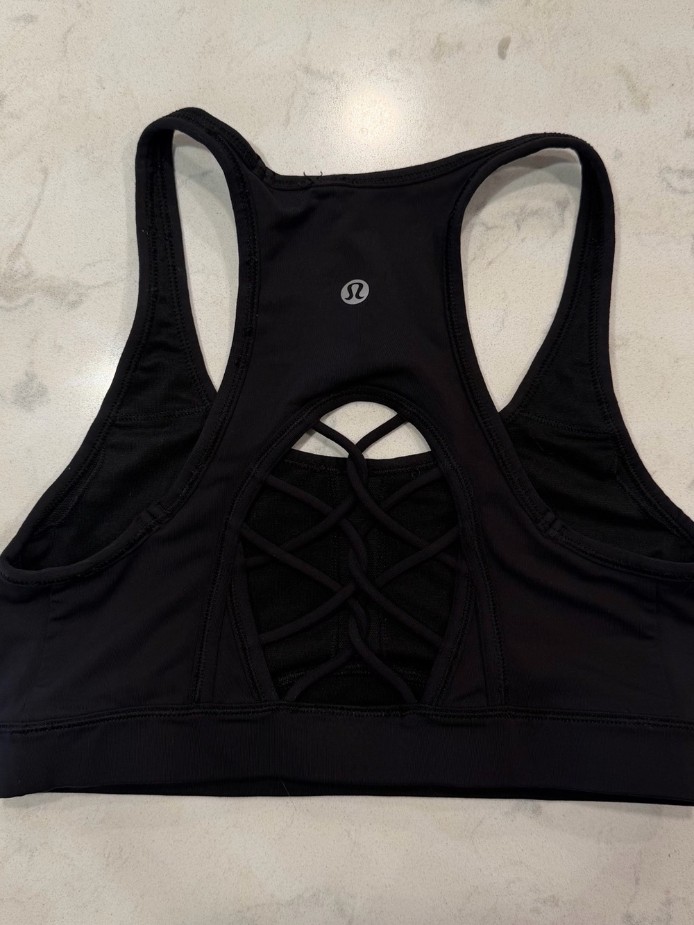 Lululemon Black Racerback Sports Bra